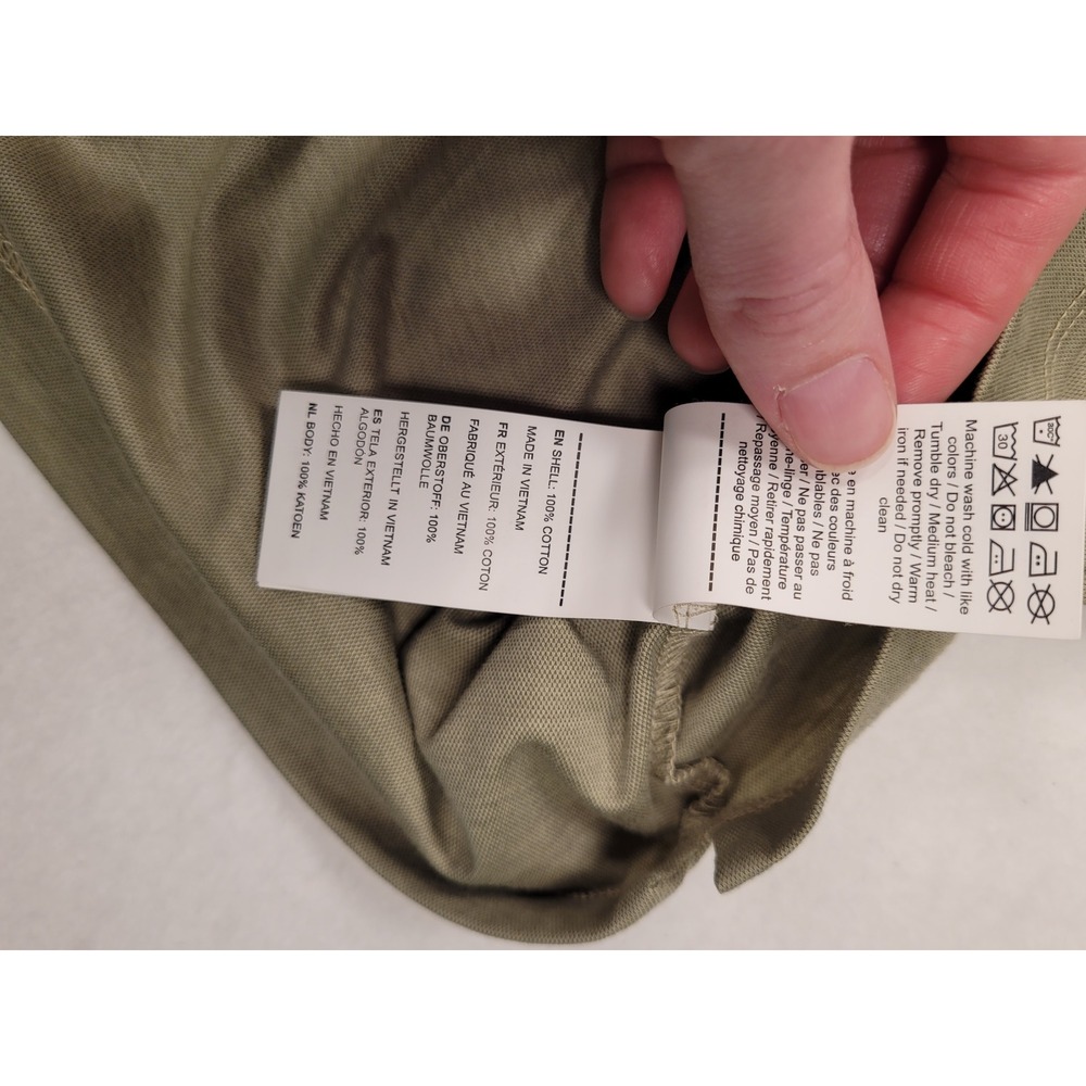 UNTUCKit Van Der Heyden Mens XL Polo Shirt Light Green Cotton Tennis Pickleball - Picture 9 of 10